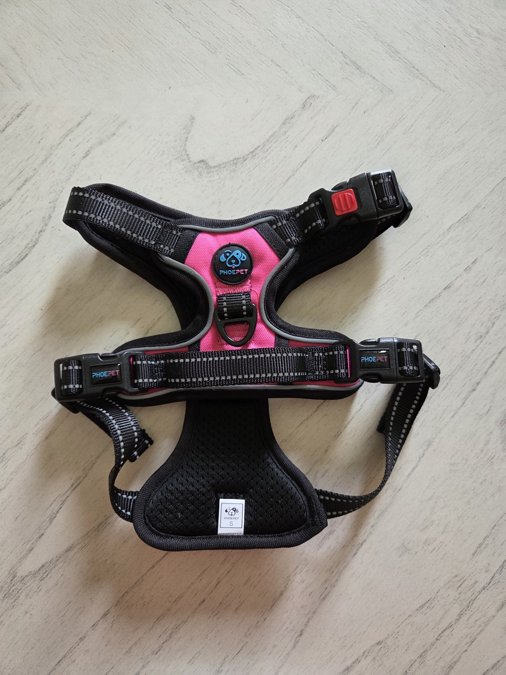 Phoepet No Pull Dog Harness Medium Reflective Vest Front Clip Handle S Pink